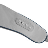 Media-Tech Masajeador de hombros y cuello. Shiatsu, manos de imitación 5D, 6 cabezales de masaje, 3 modos, 3 velocidades, inalámbrico, puerto de carga USB-C