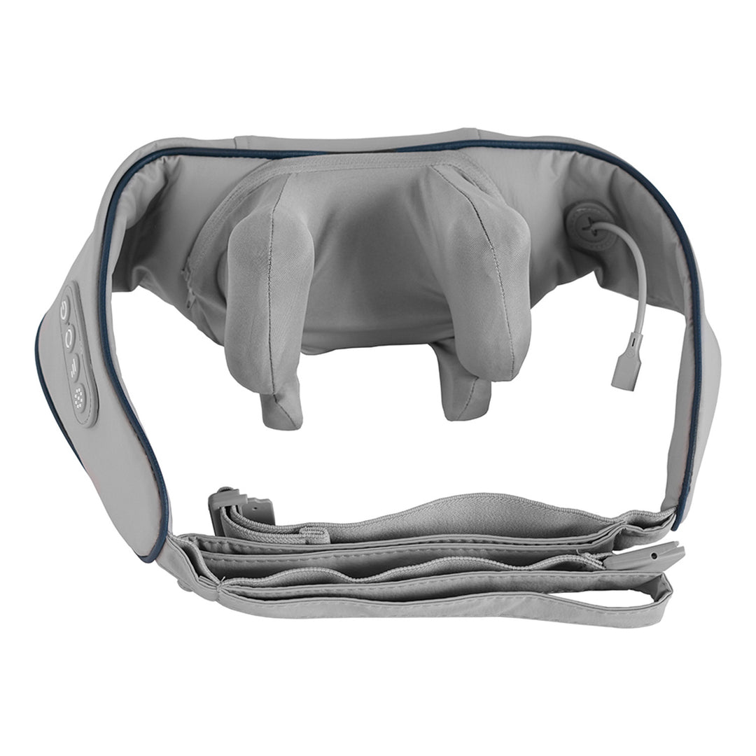 Massajador de Ombros e Pescoço Media-Tech. Shiatsu, Mãos de Imitação 5D, 6 Cabeças de Massagem, 3 Modos, 3 Velocidades, Sem fios, Porta de Carregamento USB-C