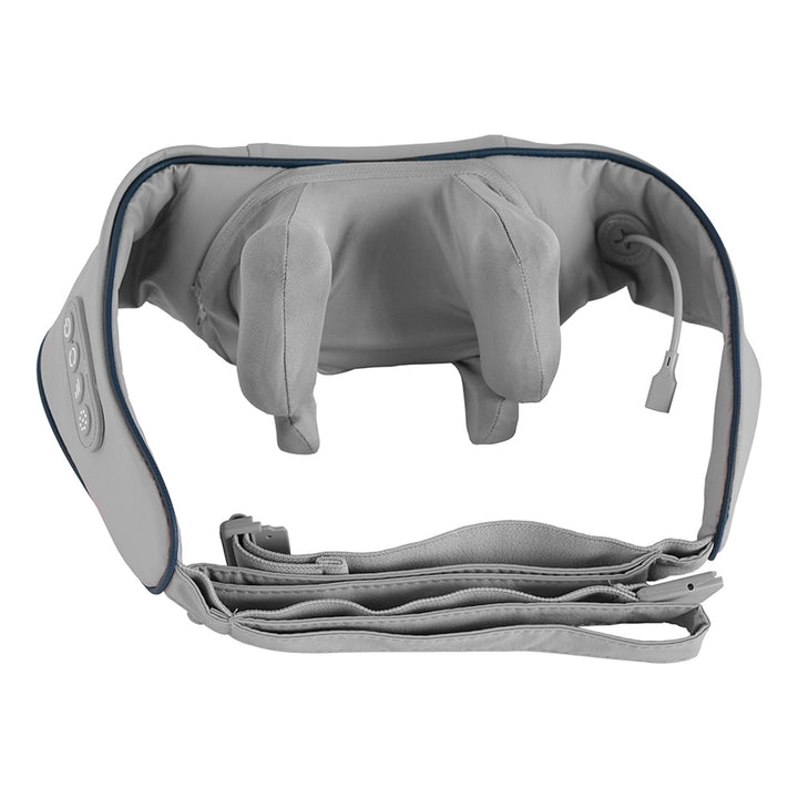 Massajador de Ombros e Pescoço Media-Tech. Shiatsu, Mãos de Imitação 5D, 6 Cabeças de Massagem, 3 Modos, 3 Velocidades, Sem fios, Porta de Carregamento USB-C