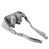 Media-Tech Masajeador de hombros y cuello. Shiatsu, manos de imitación 5D, 6 cabezales de masaje, 3 modos, 3 velocidades, inalámbrico, puerto de carga USB-C