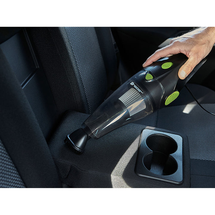 Tracer Aspirador de coche, 2 filtros HEPA, Alimentación 12V, 100W, OK-V1