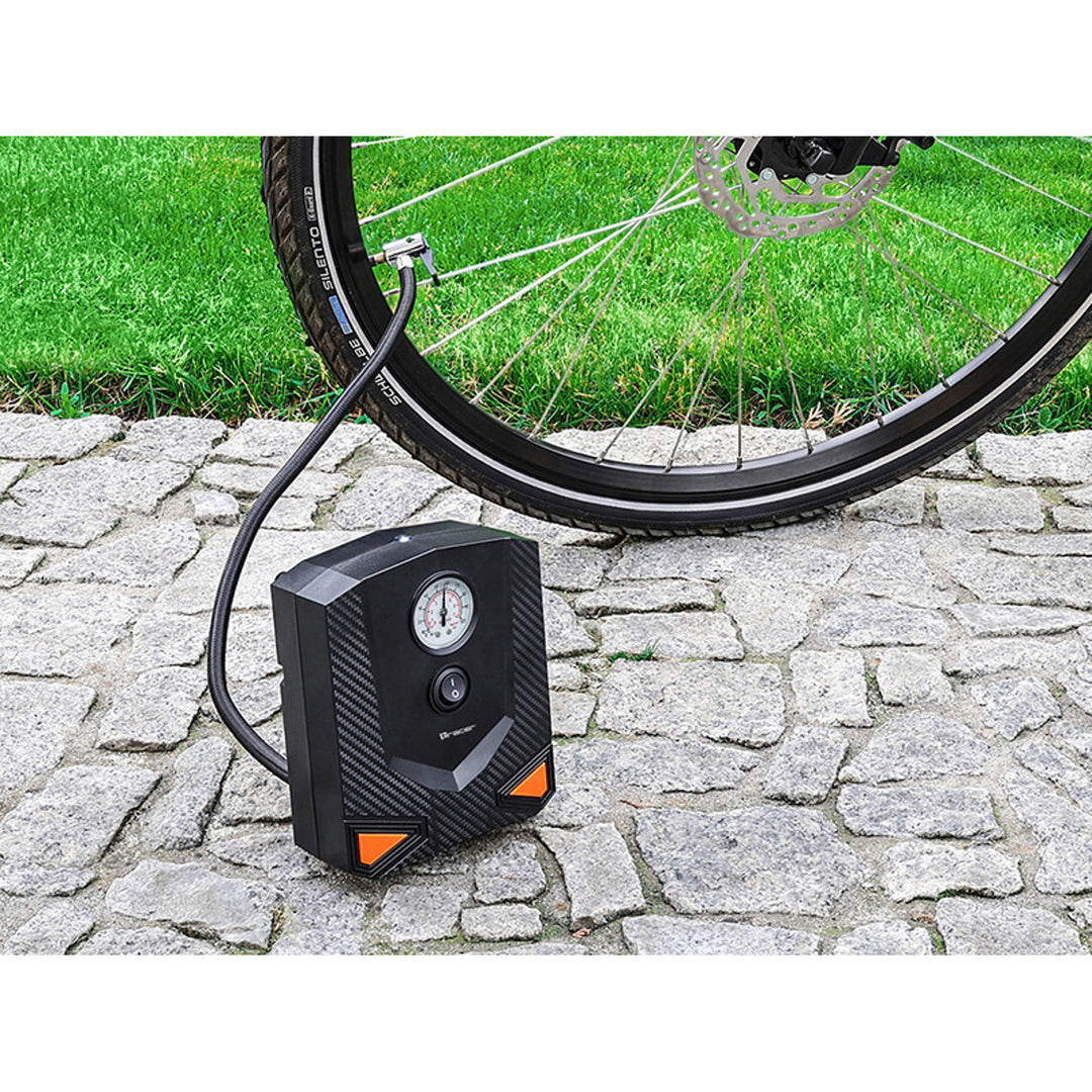 Tracer Compresor para Coche, Moto, Bicicleta, Balón, 120W, 8 bar, RES-03ML