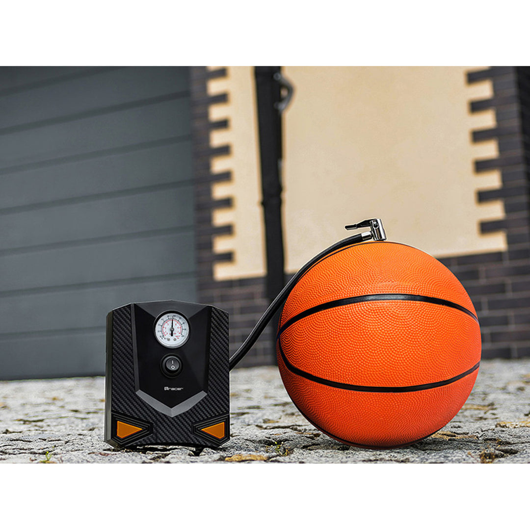 Tracer Compresor para Coche, Moto, Bicicleta, Balón, 120W, 8 bar, RES-03ML