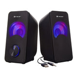 Tracer Altavoces retroiluminación RGB, 6 W RMS, fuente de alimentación USB, Loop