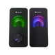 Tracer Altavoces retroiluminación RGB, 6 W RMS, fuente de alimentación USB, Loop