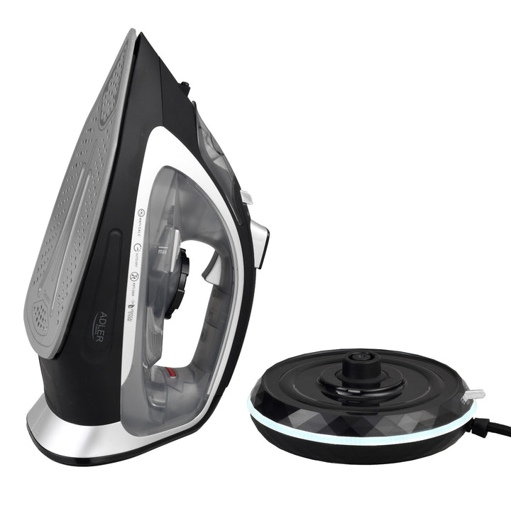 Adler AD 5043 Plancha de vapor sin cable, Plancha de cerámica, 2800 W