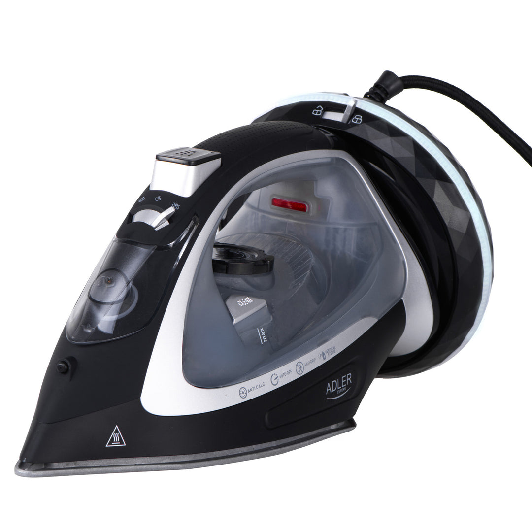 Adler AD 5043 Plancha de vapor sin cable, Plancha de cerámica, 2800 W