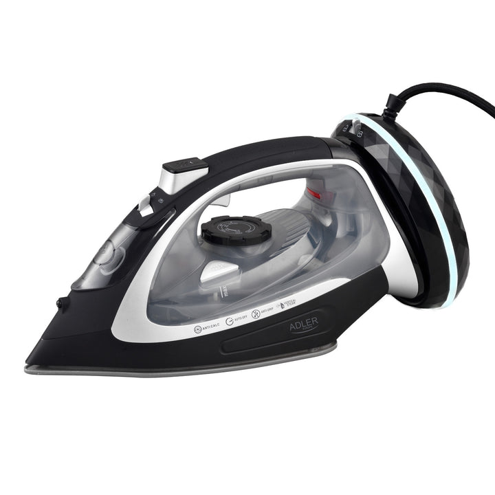 Adler AD 5043 Plancha de vapor sin cable, Plancha de cerámica, 2800 W