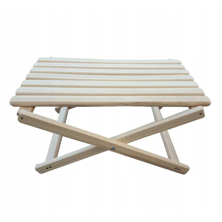 Woodok Conjunto de 2 tumbonas de playa, Color negro | Incluida mesa de centro de madera
