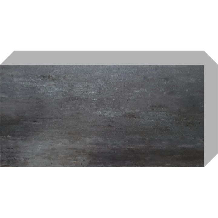 Fliesana Baldosas autoadhesivas para suelos y paredes, juego de 3, impermeables, diseño de piedra natural, color negro
