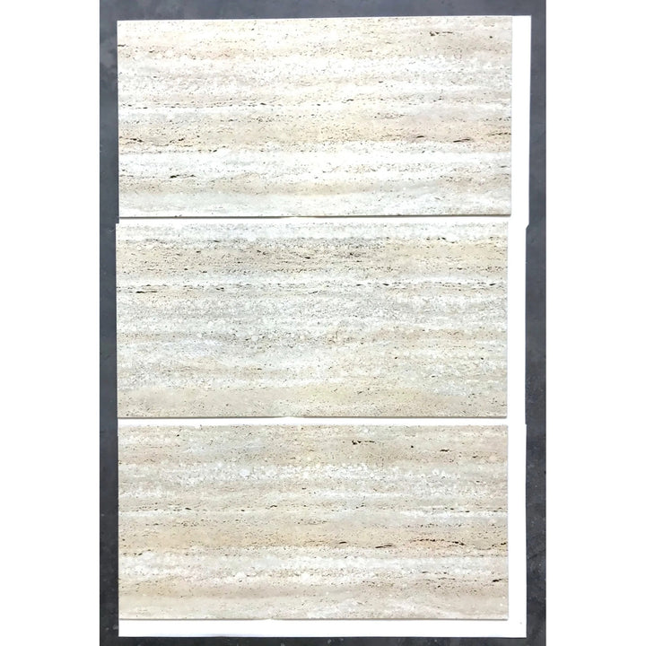 Azulejos autocolantes para chão e parede Fliesana, conjunto de 3, impermeáveis, design em pedra natural