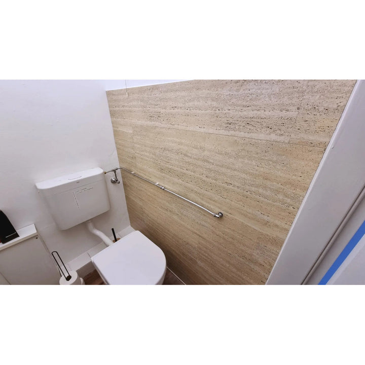 Azulejos autocolantes para chão e parede Fliesana, conjunto de 3, impermeáveis, design em pedra natural