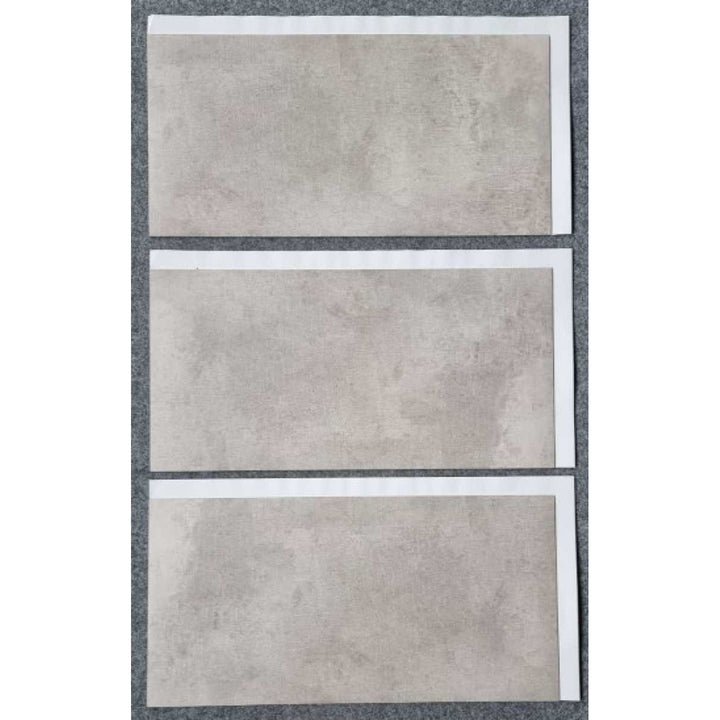 Azulejos autocolantes para parede e pavimento Fliesana, conjunto de 3, impermeáveis, cinzento claro