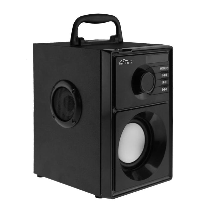 Coluna de som sem fios Media-Tech, Bluetooth 5.1, rádio FM, AUX, RMS 15 W, MT3179