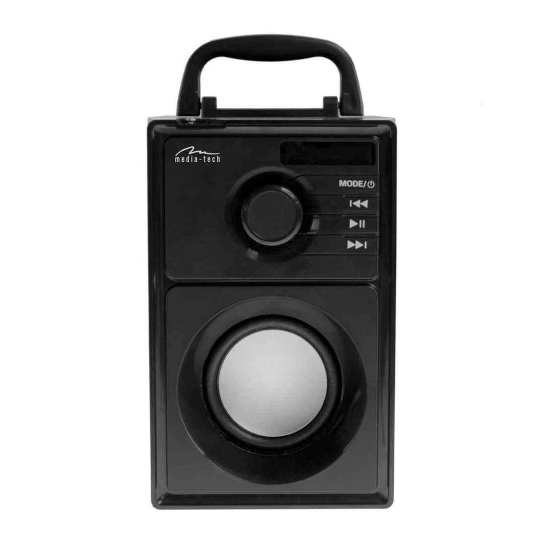 Coluna de som sem fios Media-Tech, Bluetooth 5.1, rádio FM, AUX, RMS 15 W, MT3179