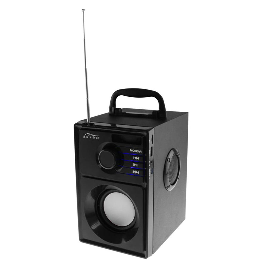 Media-Tech Altavoz inalámbrico, Bluetooth 5.1, radio FM, AUX, RMS 15W, MT3179