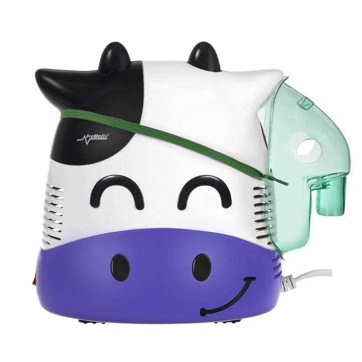 Promedix PR-810 Inhalador infantil, fudge, nebulizador, mascarilla, juego de filtros + Termómetro médico de infrarrojos sin contacto Promedix PR-960
