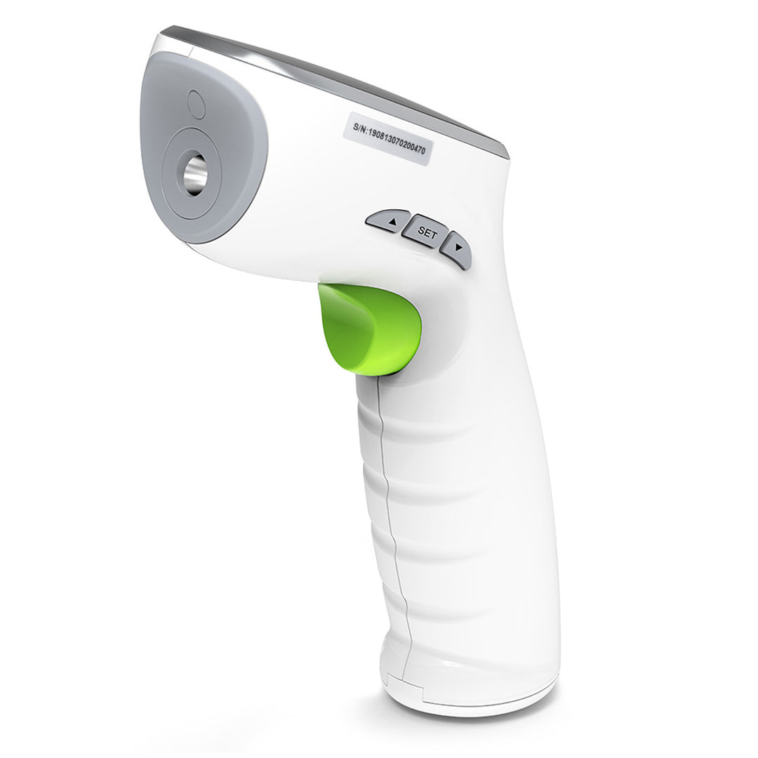 Promedix PR-810 Inhalador infantil, fudge, nebulizador, mascarilla, juego de filtros + Termómetro médico de infrarrojos sin contacto Promedix PR-960