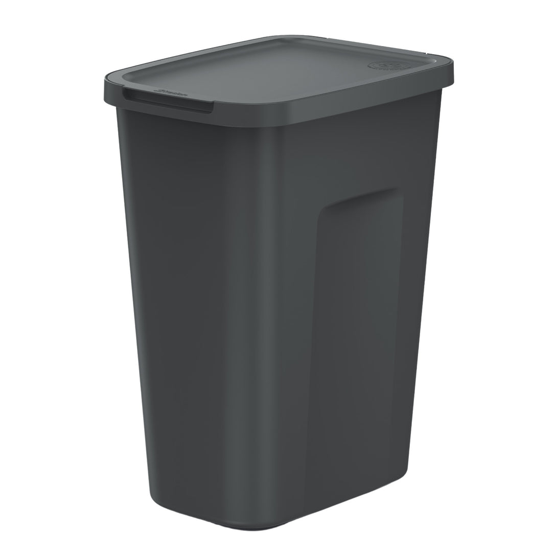 Keden Papelera, Capacidad 35 litros, Color negro, COMPACTA Q PLUS