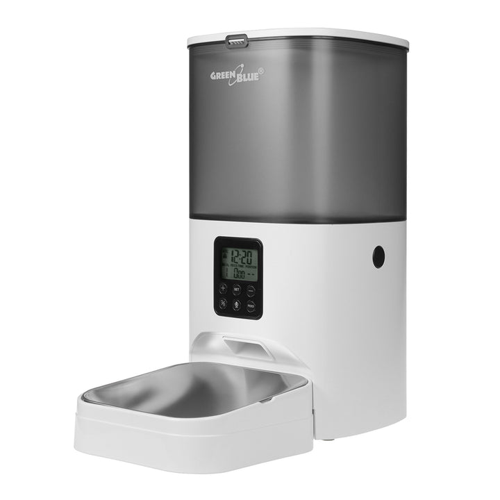 GreenBlue Dispensador/Bebedouro Automático para Animais de Estimação, 3L, USB 5V1A, GB392 + GreenBlue Dispensador/Alimentador Automático para Alimentos e Alimentos para Animais de Estimação, 6L, USB 5V1A, GB393