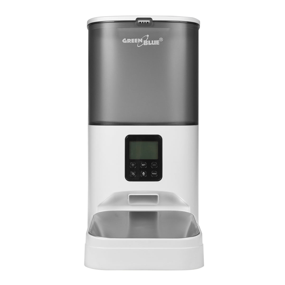 GreenBlue Dispensador/Bebedouro Automático para Animais de Estimação, 3L, USB 5V1A, GB392 + GreenBlue Dispensador/Alimentador Automático para Alimentos e Alimentos para Animais de Estimação, 6L, USB 5V1A, GB393