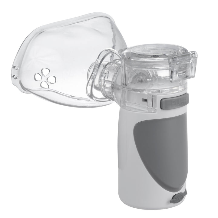 Nebulizador e inalador portátil sem fios Promedix, kit com máscaras, PR-835 + termómetro médico infravermelho sem contacto Promedix PR-960