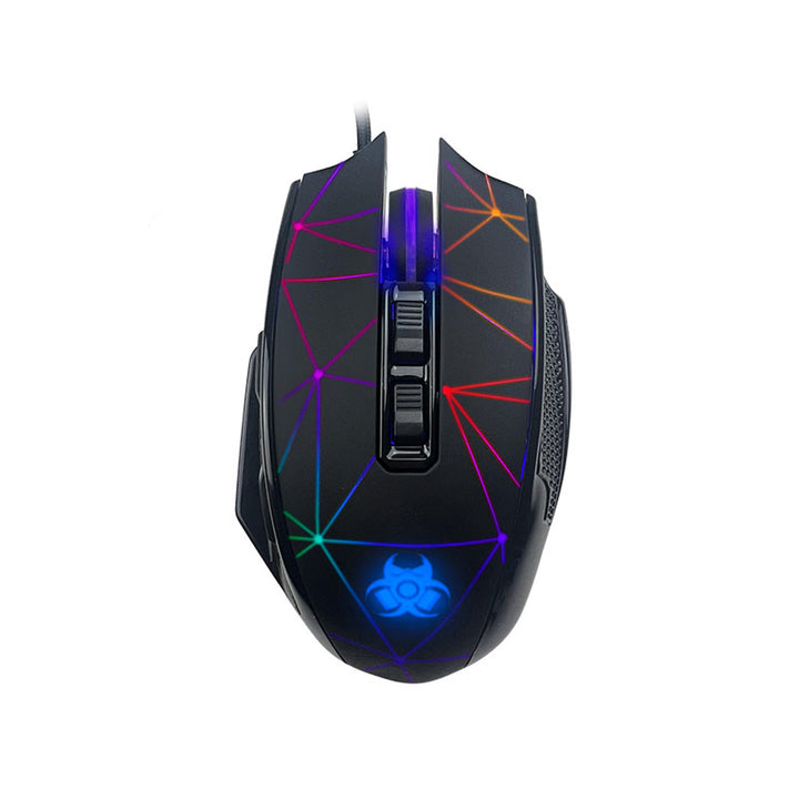 Rato gaming Tracer Space, retroiluminação RGB, 7200 DPI