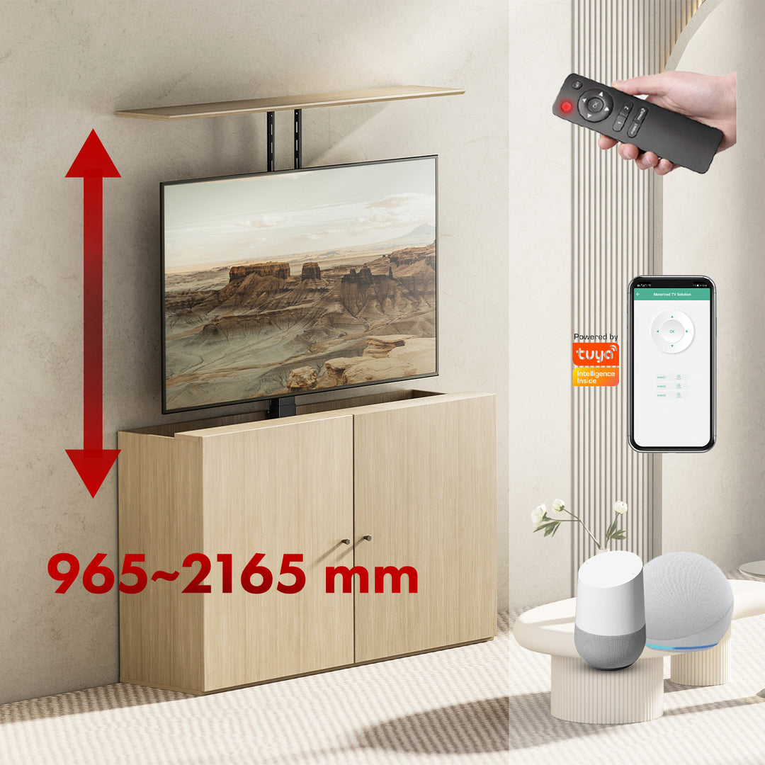 Agarre eléctrico de techo y suelo, extraíble Maclean, 43''-88'', VESA 600x400, máx. 60kg, 100-240V AC,50/60Hz