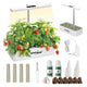Sistema inteligente de cultivo interior GreenBlue, maceta SMART, capacidad de 4 l, para 12 plantas, LED de espectro completo, GB133