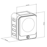 Secadora eléctrica de tambor GreenBlue, capacidad de 3 kg, GB415 GR