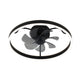 Candeeiro de teto Rabalux, com ventilador, 40W, preto, Fanfy