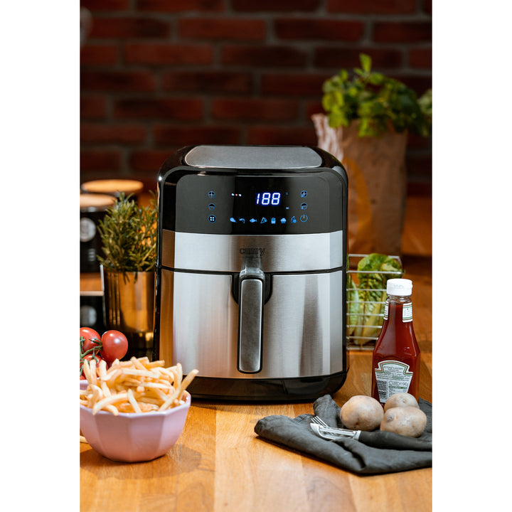 Camry CR 6311 Freidora sin grasa, 9 programas, 5,0 L, Airfryer