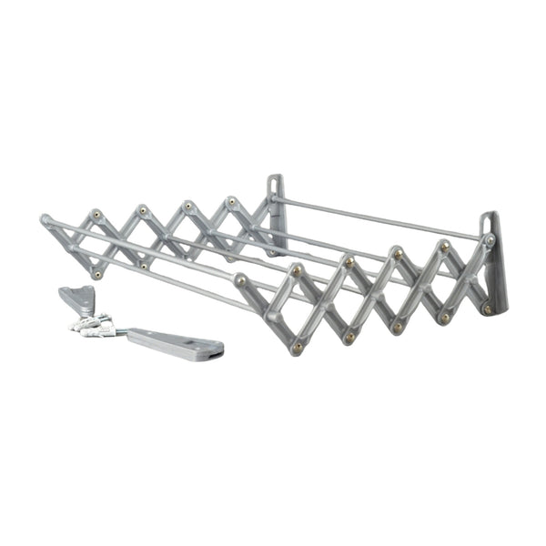 ABJ Secadora de ropa, de pared, plegable, gris, 100 cm