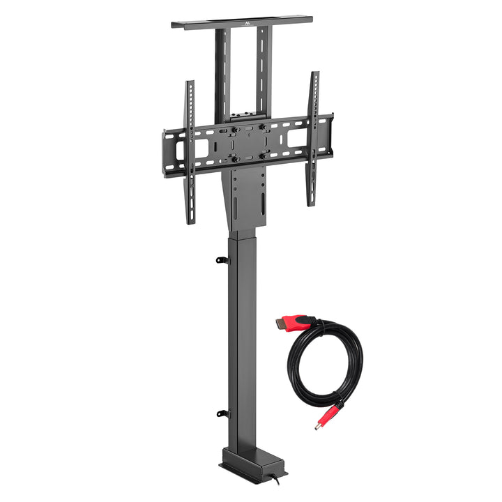 Suporte de TV elétrico Maclean, TUYA, 37''-80'', VESA 600x400, máx. 60 kg, MC-866T + cabo 4K 3D UHD HDMI 2.0 de 1,8 m, 48 bits