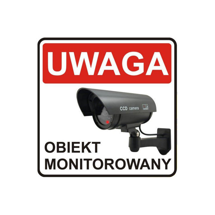 Cámara simulada con LED intermitente IR1100 B IR para exteriores, Color negro, 2 unidades