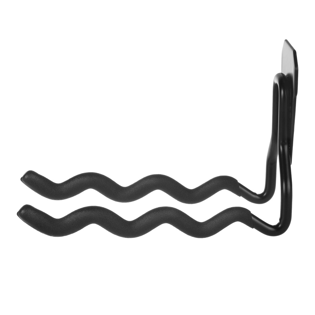 Soporte de pared Maclean, para herramientas, ruedas, escalera, bicicleta, acero, carga máx. 30kg, MC-486, 4 piezas