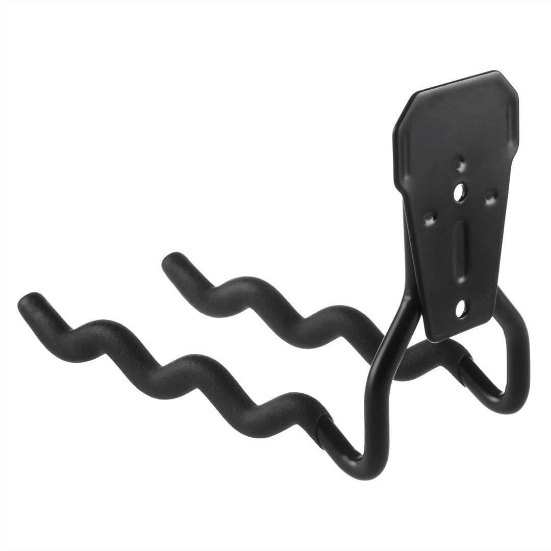 Soporte de pared Maclean, para herramientas, ruedas, escalera, bicicleta, acero, carga máx. 30kg, MC-486, 4 piezas