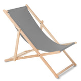 Espreguiçadeira GreenBlue GB183 Classic Beech, Cinza, Embalagem de 4