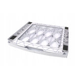 Conexión universal para lavadora-secadora, estante extraíble, 60 cm, blanco, Scanpart