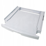 Conexión universal para lavadora-secadora, estante extraíble, 60 cm, blanco, Scanpart