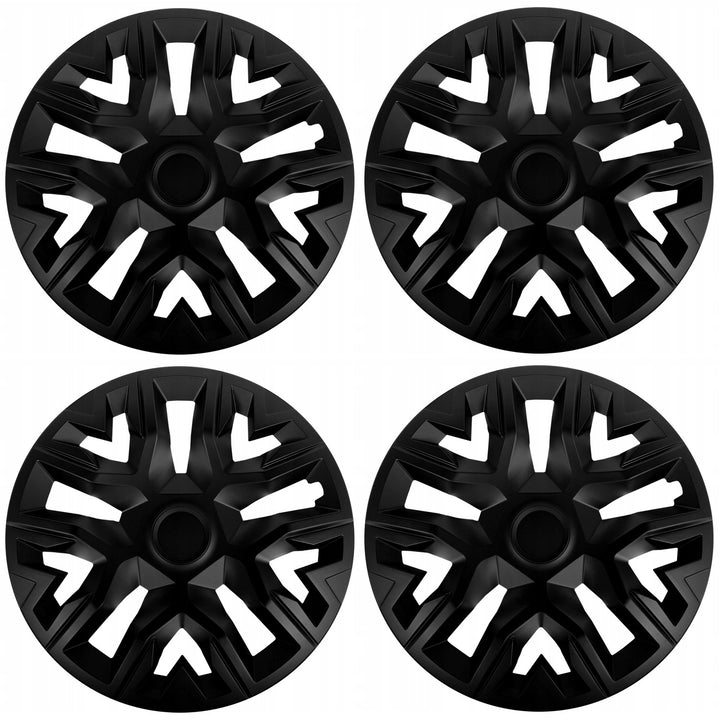 Calotas NRM The Best 15'' Universal Preto Fosco 4 Peças