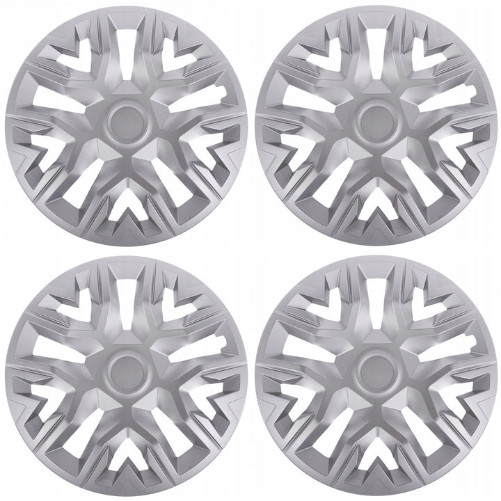 NRM The Best Tapacubos universales 16'' plata 4 piezas
