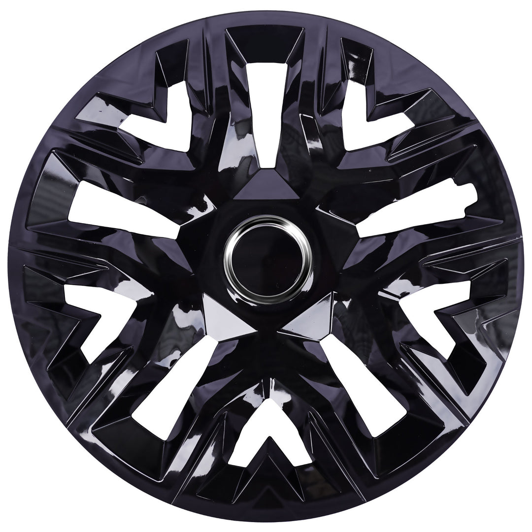 Tampões universais 14'' NRM Perfecto lacado preto 4 peças