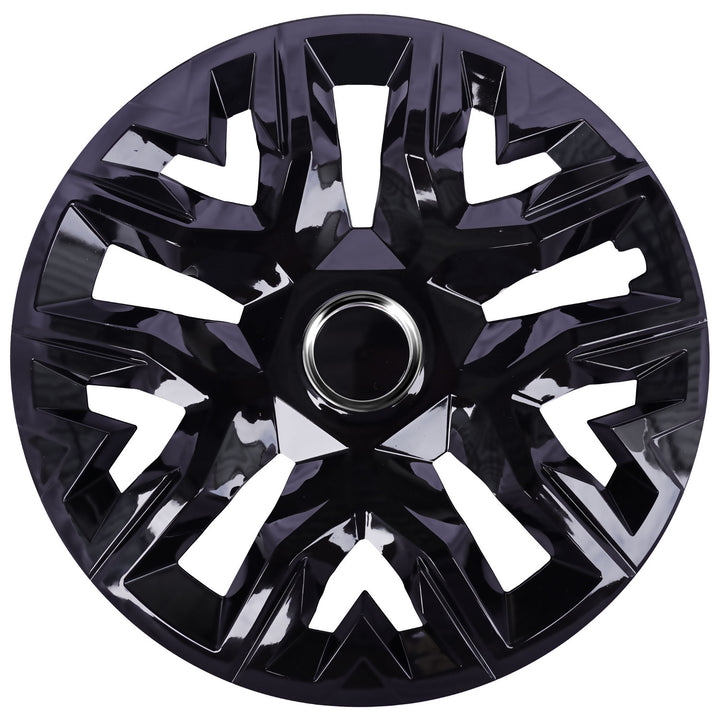 Tampões universais 14'' NRM Perfecto lacado preto 4 peças