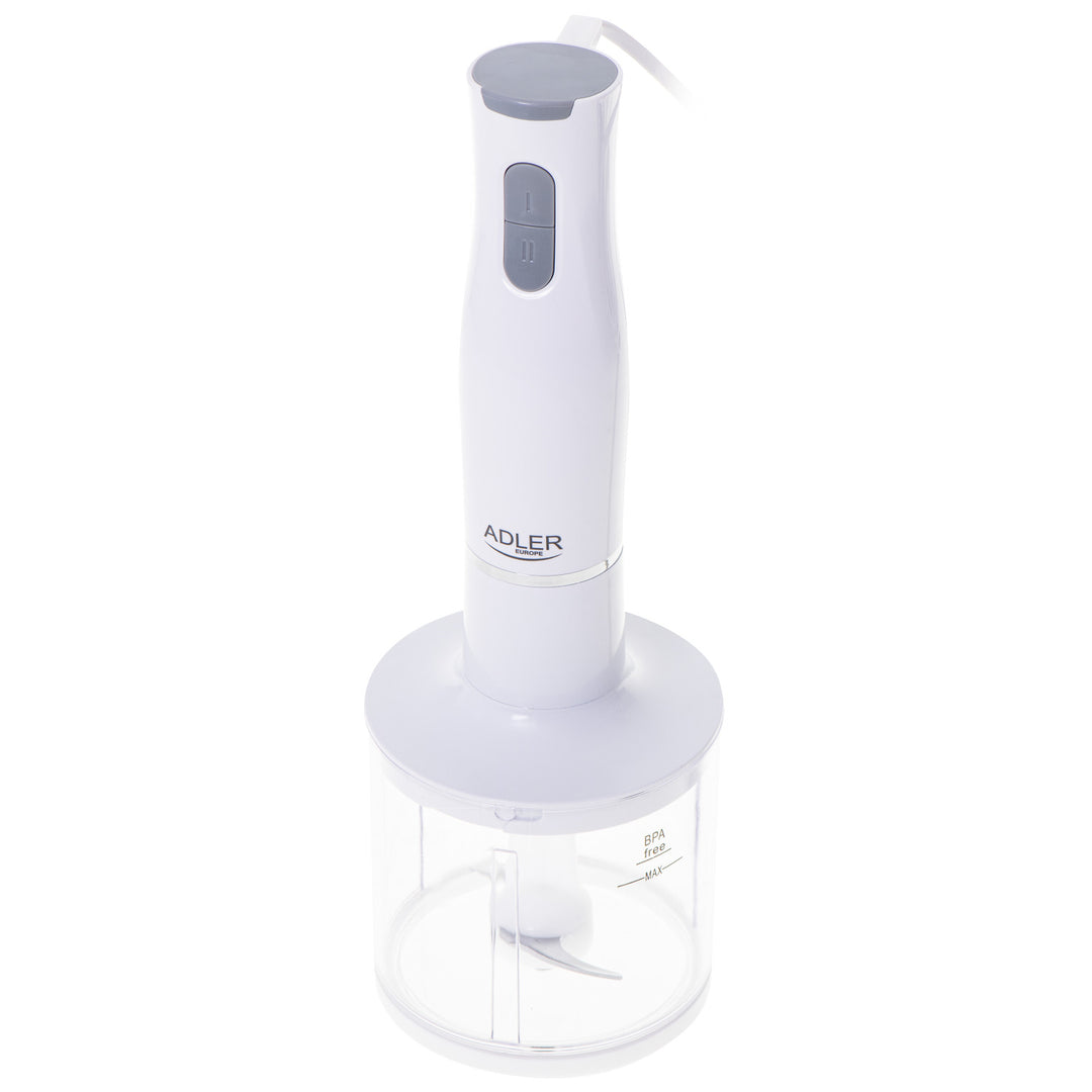 Adler AD 4620 Batidora de mano, multifunción, 2 velocidades, blanca, 800W
