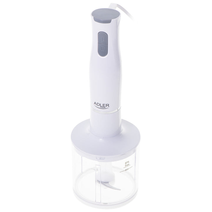 Adler AD 4620 Batidora de mano, multifunción, 2 velocidades, blanca, 800W