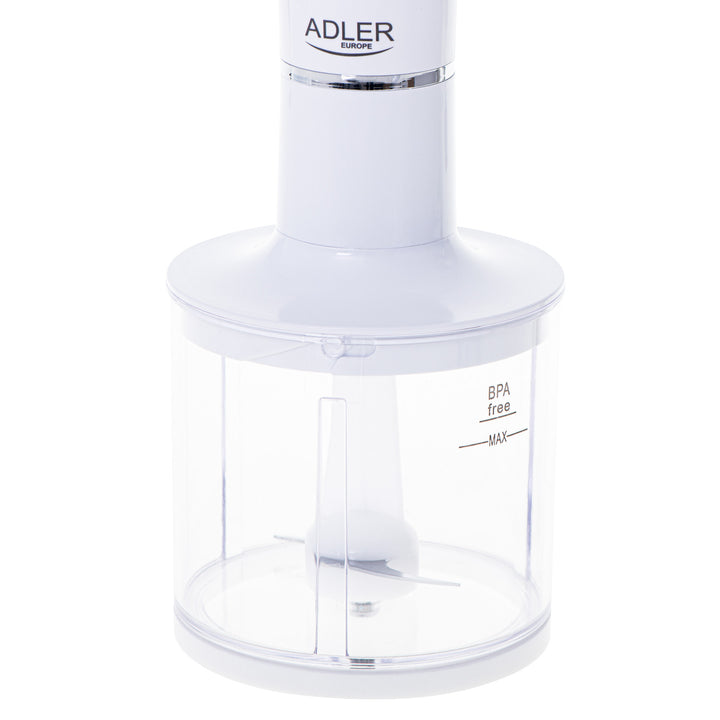 Adler AD 4620 Batidora de mano, multifunción, 2 velocidades, blanca, 800W