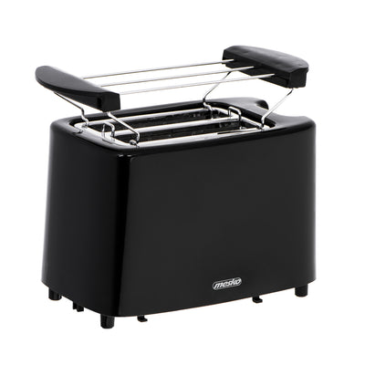 Torradeira Mesko, Torradeira de 2 Fatias, 900 W, Preta, MS 3220