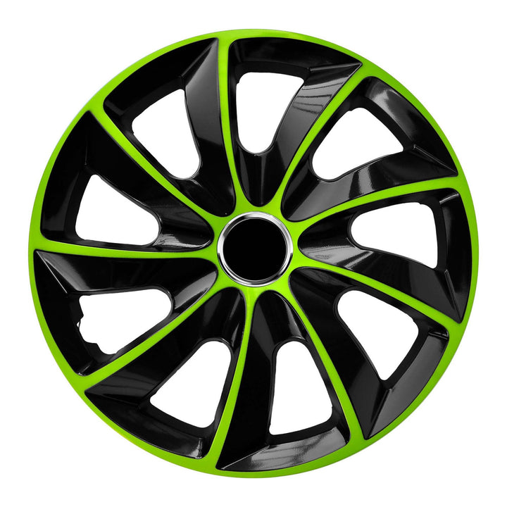 Tampão NRM Stig Extra Universal 15'' Preto-Verde 1 Peça