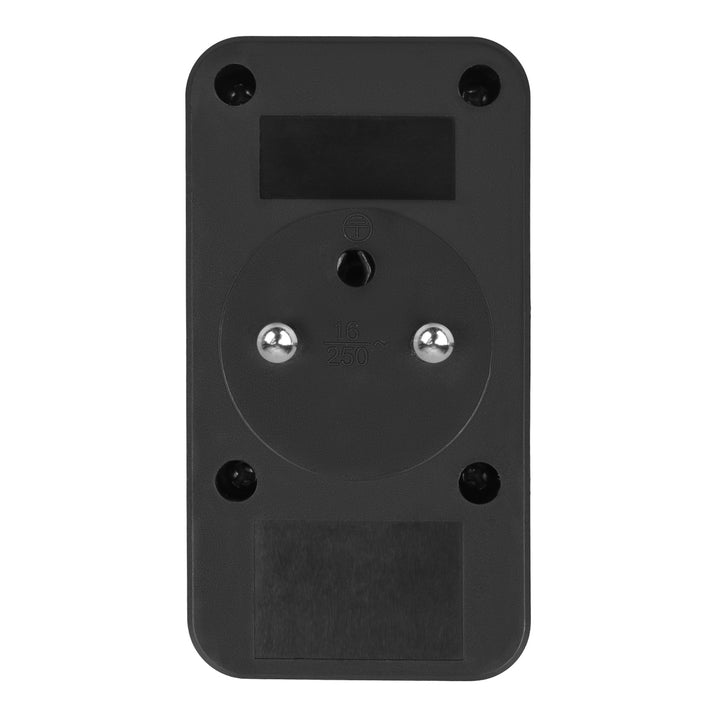 Toma de corriente Maclean x2 + 4xUSB, divisor con 2 tomas, 2xUSB A, 2xUSB C PD 20W, 1x16A + 1x6A, MCE249 F/B